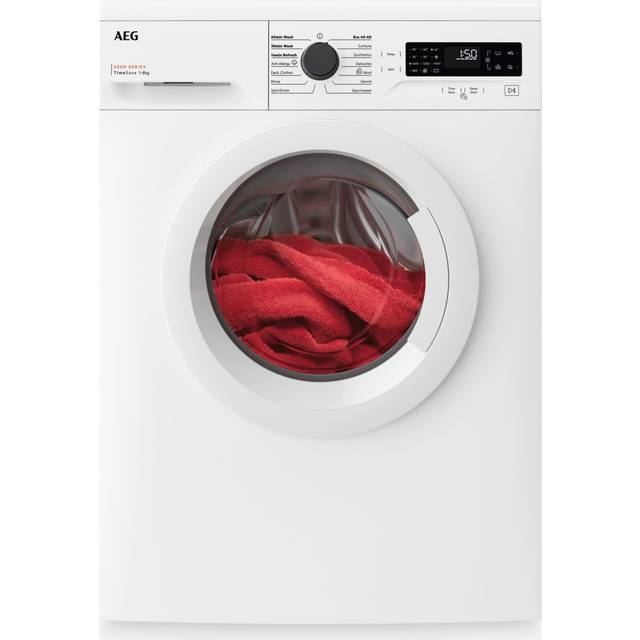 AEG LFX50844B 5000 Series White 8KG 1400RPM Freestanding Washing Machine