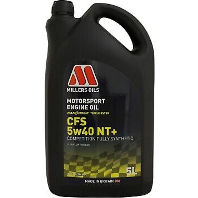 Millers oils cfs nanodrive 5w40 fully synthetic nt+ race engine oil (5l)