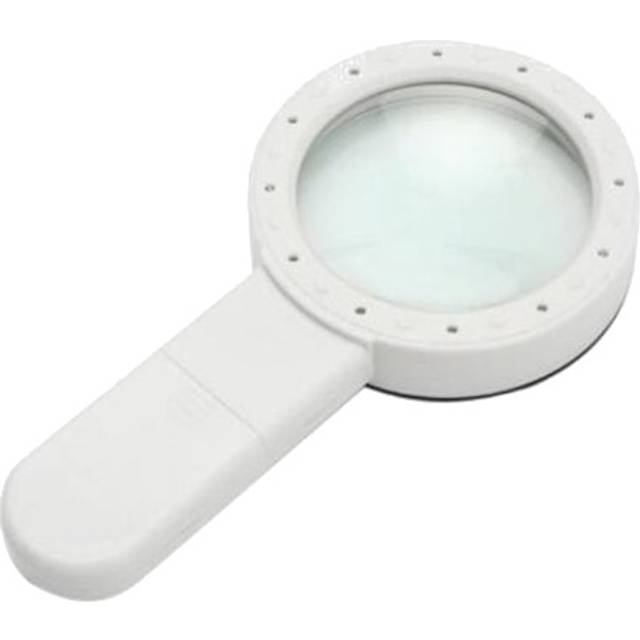Veile Studios Magnifier Illuminated Lamp Magnifying Loupe With 12 Led Lights Handheld 30X Jewellery Loupes & Magnifiers