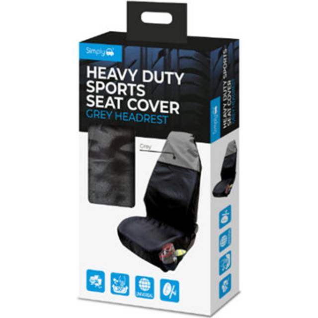 Simply HD Sports Seat Cover Grey - SHDSC04- you get 11 - grey