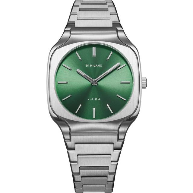 Herrklocka D1 Milano EDEN Grön Silvrig (Ø 37 mm)