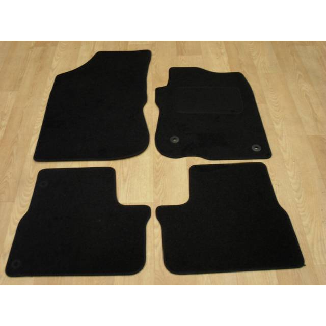 Car mats for peugeot 2008 2013-2020 tailored fit car mat set in black/black trim