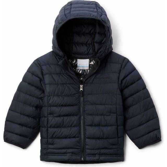 Kid's Columbia ' Powder Lite II Hooded Jacket - Black - Size S - Lightweight Jackets