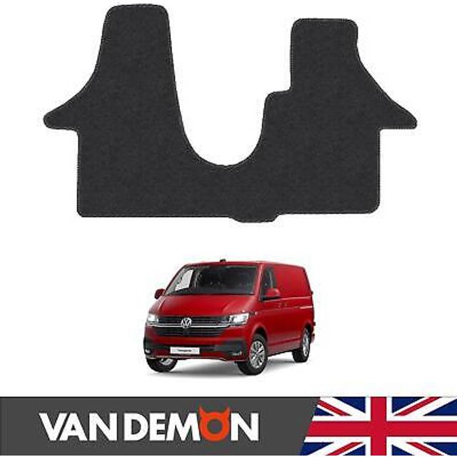 Floor mats for vw transporter t6 (15-19) [double seat] carpet tailored van mats