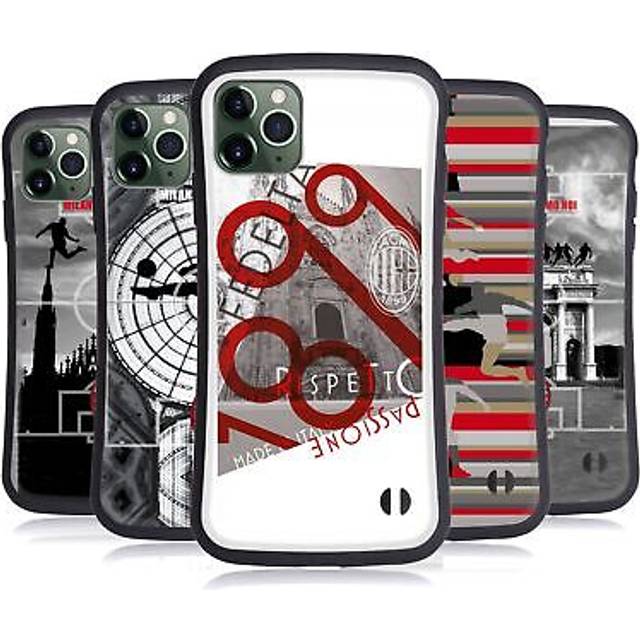 Official ac milan adults hybrid case for apple iphones phones