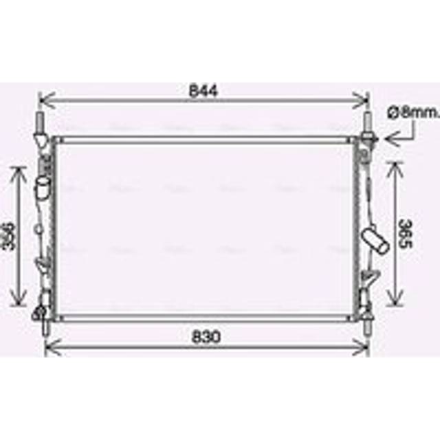 AVA FD2628 Cooling Radiator