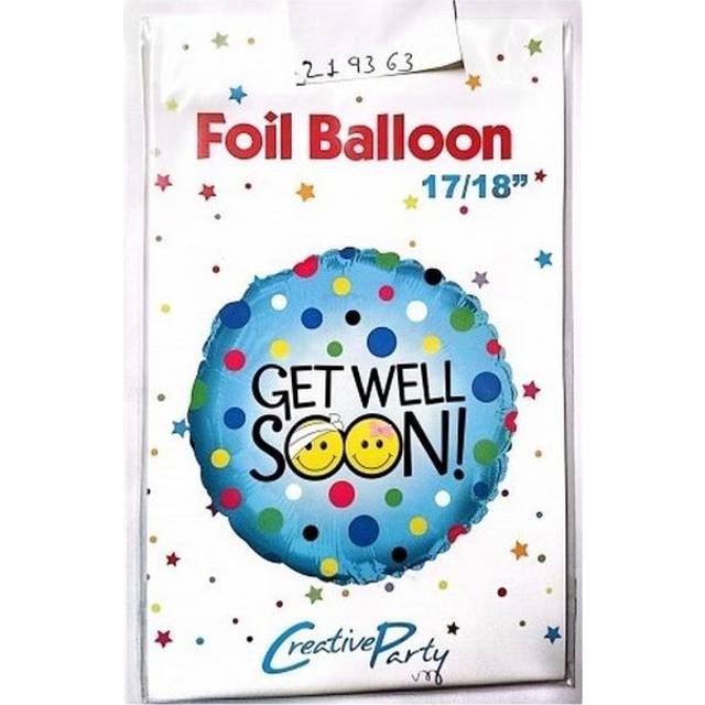 Creative Party Get Well Soon Foil Balloon One Size blue