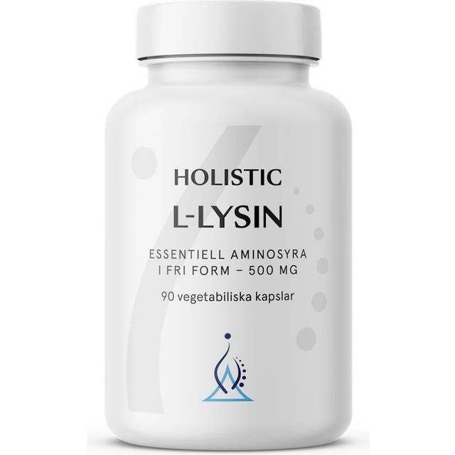 Holistic L-lysin 500 mg 90 Vegetabiliska kapslar