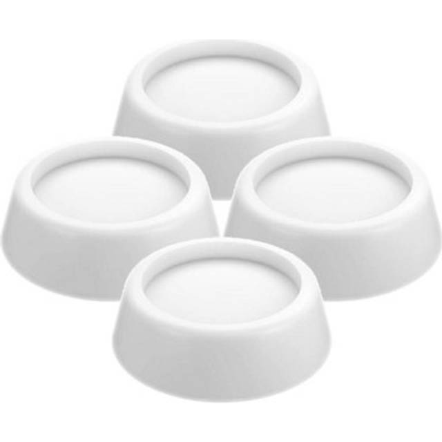 Anti Vibration Rubber Feet Appliance Furniture Non Slip Shock Absorber Pads (White, Pack of 4)