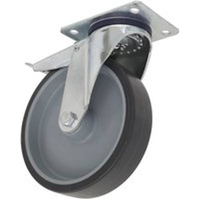 Sealey Medium Duty Thermoplastic Swivel Castor Wheel and Total Lock 75mm