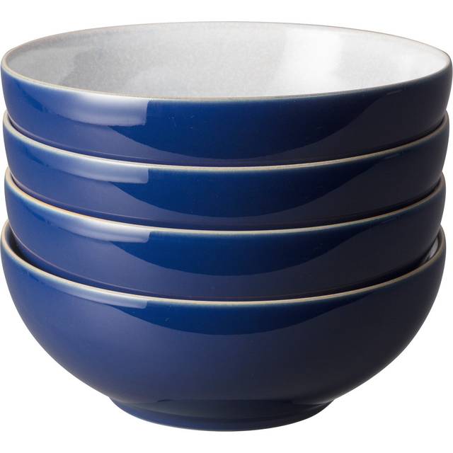 Denby Elements Cereal Bowls - Dark Blue (820ml)