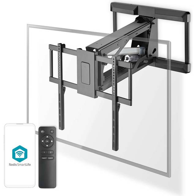 Nedis Motoriserat tv-väggfäste 37–75”