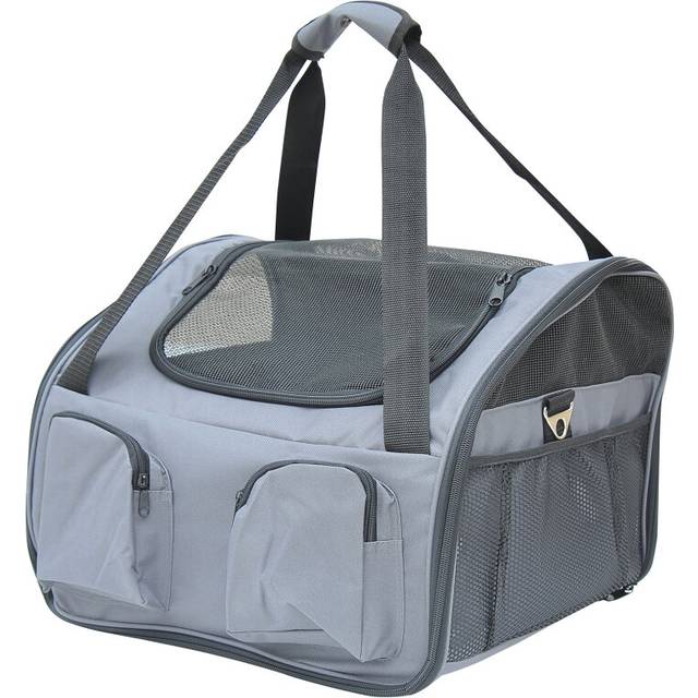 Pawhut Folding Pet Bag Carrier Car Seat Dog Cat Safety Travel Shoulder Portable