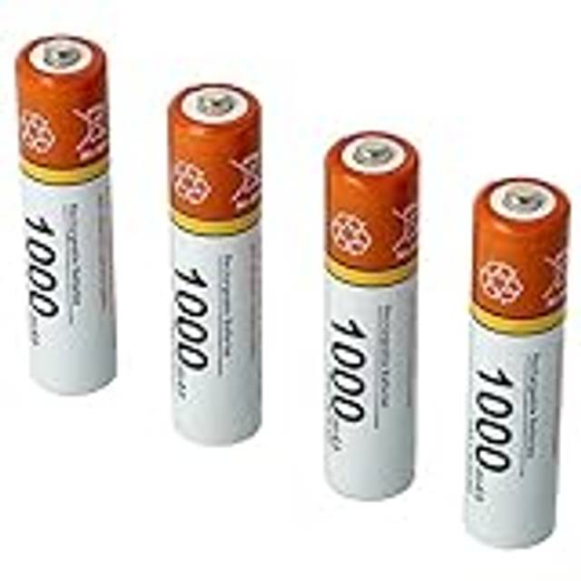 Vhbw - 4x aaa Micro Battery compatible with Funkwerk DECT80, D150R, D130 Wireless Landline Phone (1000mAh, 1.2 v, NiMH)