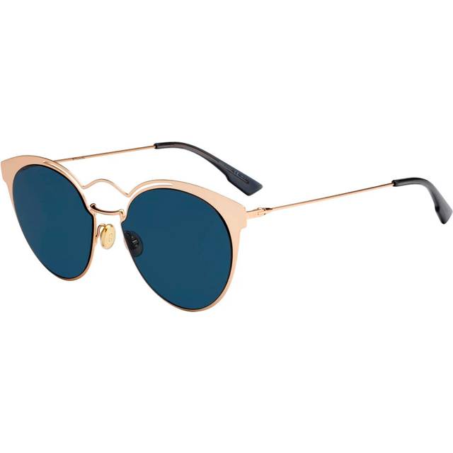 Dior dior nebula rose gold/blue 54/16/145 women sunglasses