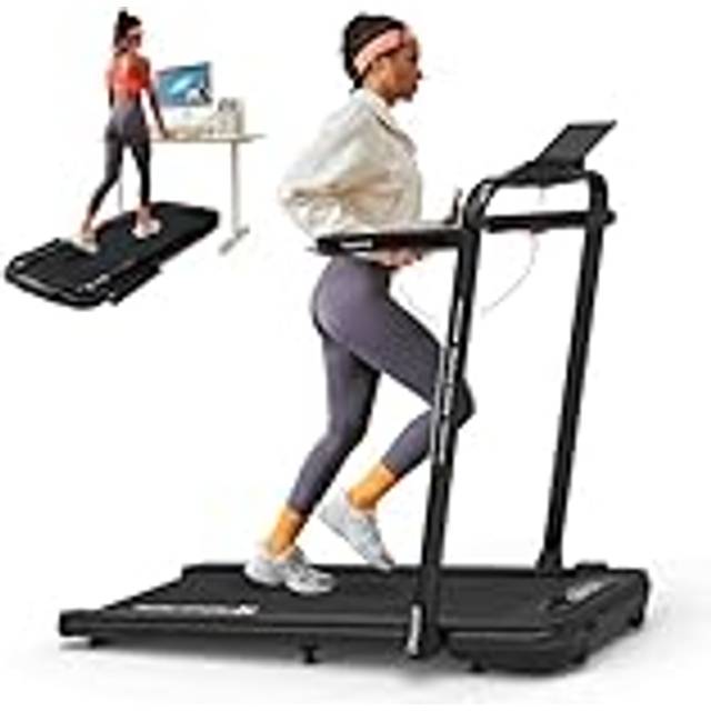 Mobvoi Home Treadmill SE 3 in 1 Folding Treadmill Walking Pad 2.5 HP Compact Portable Under Desk Running Walking Machine with Remote Control LED Displ