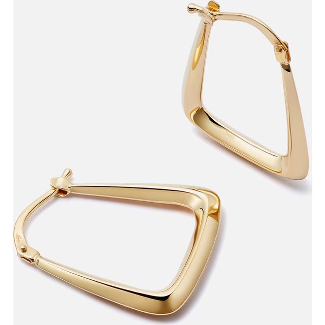 Daisy London X Polly Sayer Creole Gold-Plated Earrings