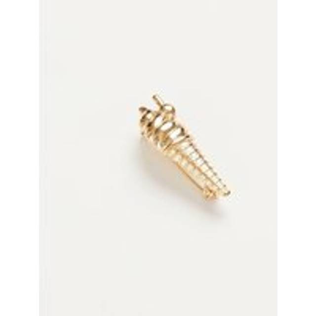 Womens Fable Gold Ice Cream Brooch - Metallics - 3cm