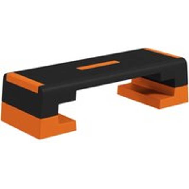 Sportnow 15cm/20cm/25cm Exercise Stepper For Home Workout, Aerobic Step Platform, Orange