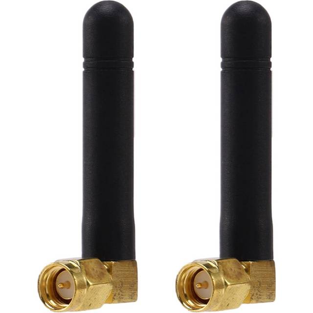 2 Pc 2.4 Ghz Antenna 3.5 Dbi wifi Bluetooth Zigbee Module sma Male Right Angle Wholesale Price External Modem