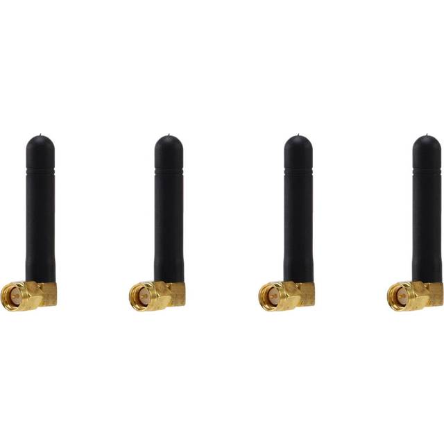 Tlily - 4Pc 2.4Ghz Antenna 3.5Dbi wifi Bluetooth Zigbee Module sma Male Right Angle Wholesale Price External Modem
