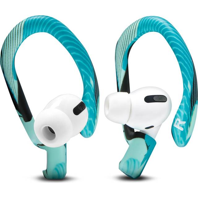 WC HookZ Upgraded Hooks for AirPods Pro 2 AirPods 2 3 Package Includes 2 Size Unique Left and Right Made by Wicked Cushions Cyan Prism - Over-Ear 1, &