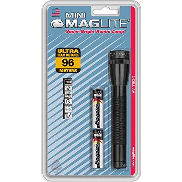 Maglite M2A016 Mini Mag AA-cellsficklampa i blisterförpackning – svart