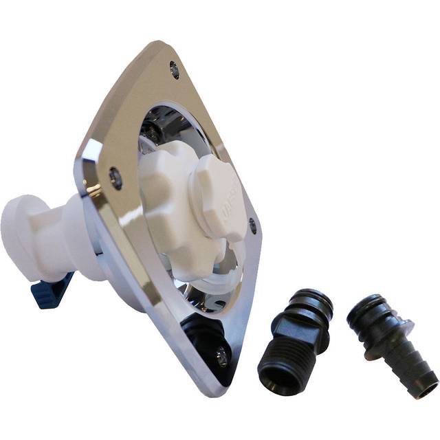 Jabsco Water Pressure Regulator - Flush Mount - Chrome - 45 psi