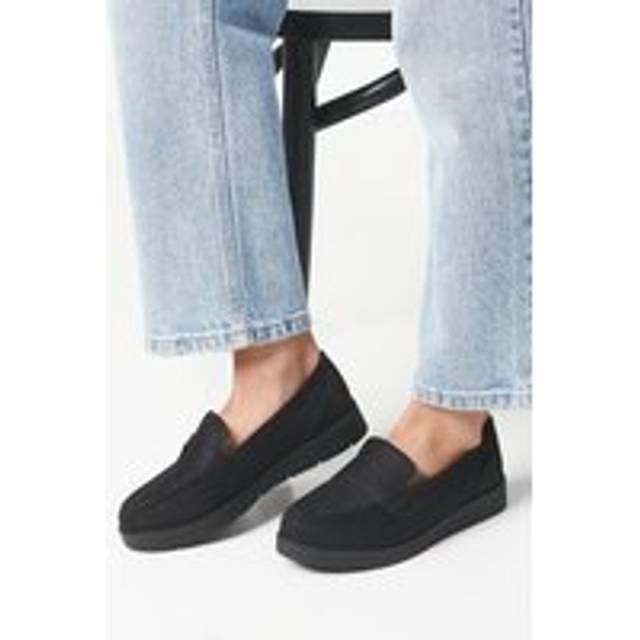 Good for the sole natural black wedges womens casual flats