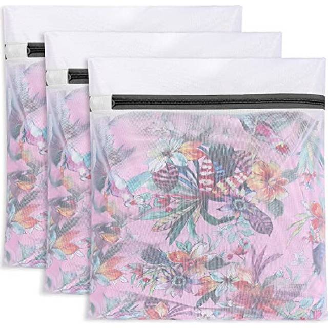 BAGAIL Mesh Laundry Bags, Washing Machine Wash Bags, Reusable and Durable Mesh Wash Bags for Delicate Blouse, Hosiery, Underwear, Bra, Lingerie and