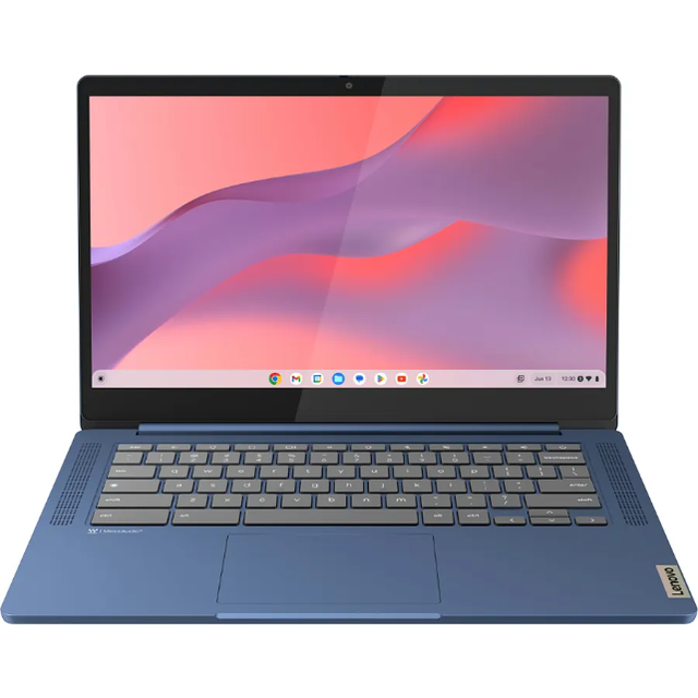 Lenovo IdeaPad Slim 3 Chromebook bærbar computer 14" Full HD, MTK 8GB/128GB  - 82XJ000YMX (På lager i varehus)