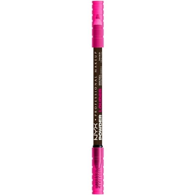 NYX PROFESSIONAL MAKEUP Powder Louder Brow Pencil Deep Brown 08 1.15g - Brynpenna Från Magasin (1.15g)