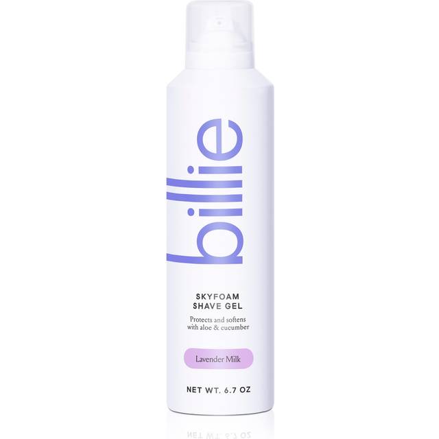 Billie SkyFoam Shave Gel  Lavender Milk Scent  Wateractivated Foam  Made With Aloe  Cucumber  For A Close Smooth Shave  67 fl oz