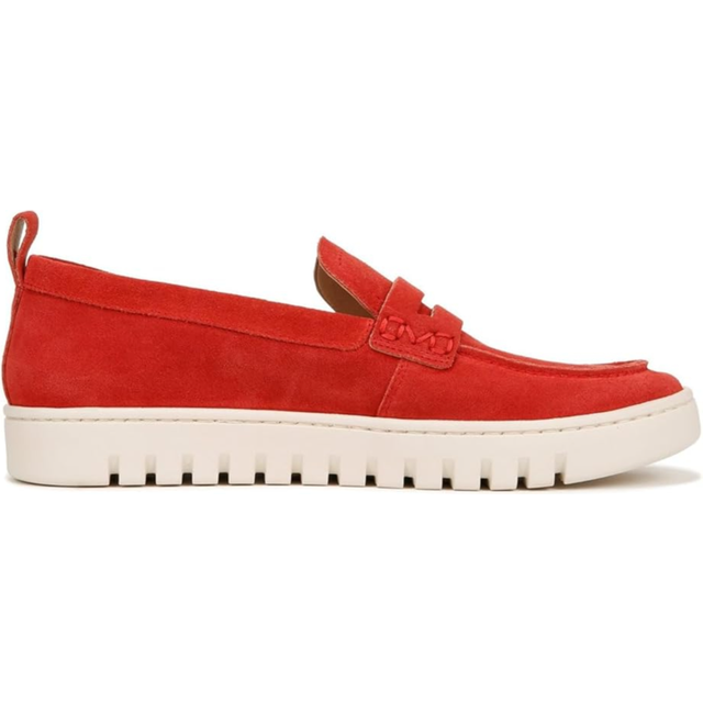 Vionic kvinnors Uptown skimmer stickad balett platt, Marinblått tyg, 40 EU