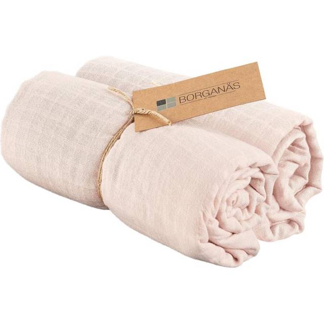 Muslinwrap Barnfilt Rosa 2-set