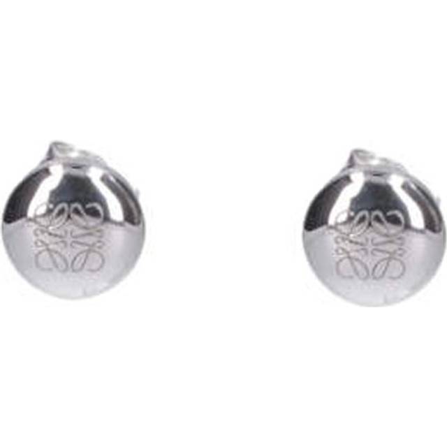 Loewe `Anagram Pebble` Stud Earrings - Metallic - UNIQUE