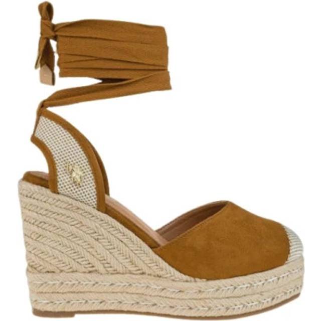 Women's Espadrille Sandals with Fabric Buckle