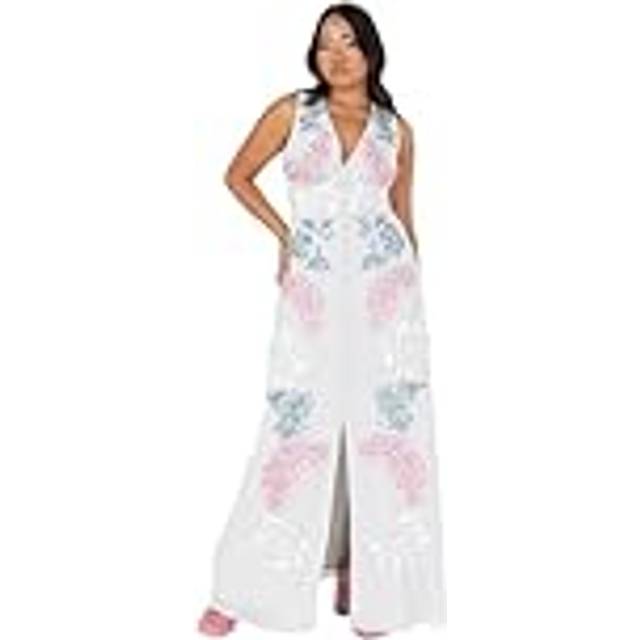 Maya Deluxe Floral Sleeveless Maxi Dress