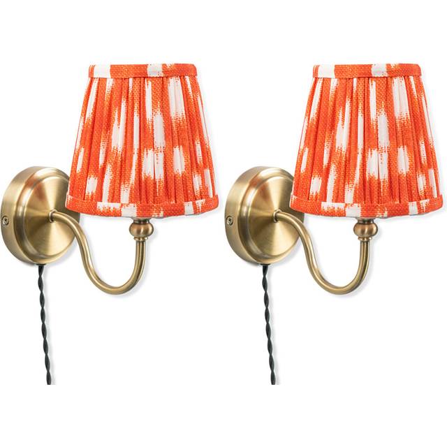 Folse Plug-in Swing Arm Sconce - Orange (40cm H X 41cm W X 28cm D)