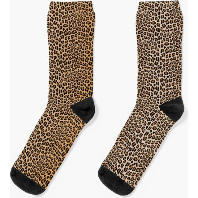 Dress Socks Leopard Novelty Fancy Crazy Pattern Crew Casual for Men Women