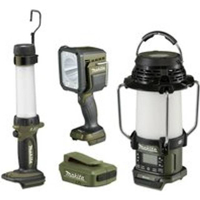 Makita Olive Green Adventure 18v DAB Bluetooth Radio + LED Light + USB Charger