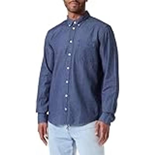 Long sleeve shirt Casual Friday Anton BD AOP - Bleu - XL