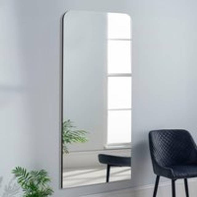 Yearn Black Seamless Over Sized Mirror 180 x 100cm