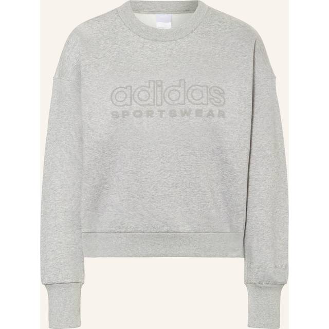 adidas Sportswear Women's All Season Crew Sweatshirt - Grey, Medium Grey Heather, Size Xs, Women - XS