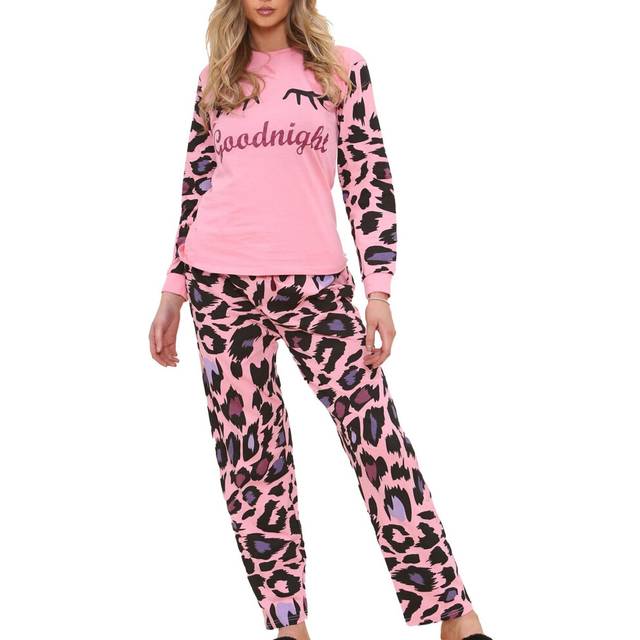 (3XL, Baby Pink) Ladies Cute Soft Cotton Pyjamas For Women Lounge Set