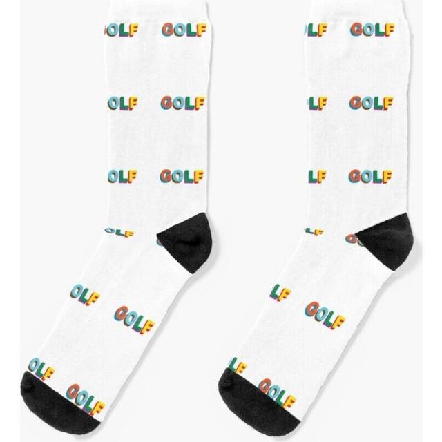 Dress Socks Copy of Golf le Fleur Novelty Fancy Crazy Pattern Crew Casual for Men Women