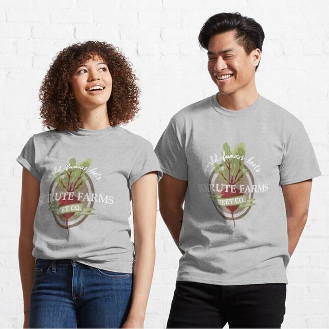 Mens Womens T-shirt Schrute Farms - The office Youth Toddler Short Sleeve Tee Tops Boys