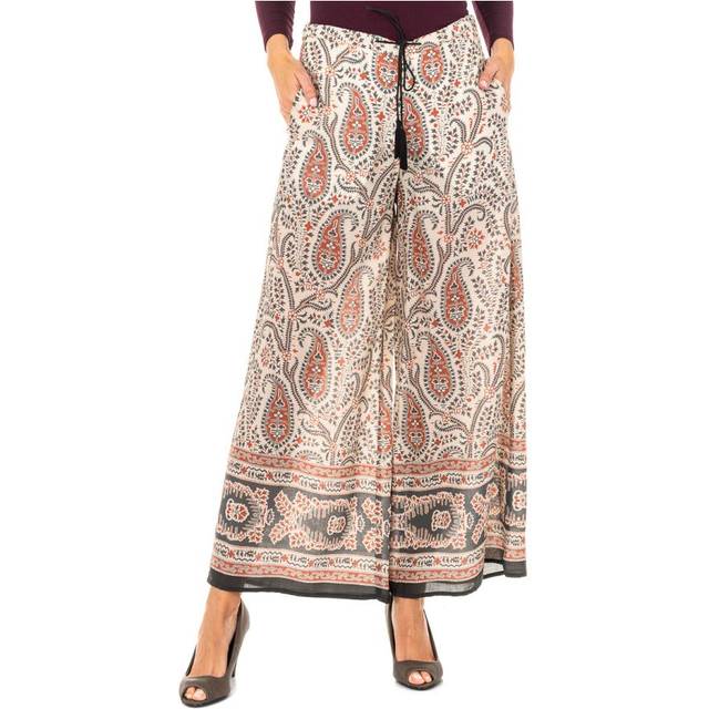 La Martina Womens wide drawstring adjustable inner shorts LWTE01 - Beige Viscose - Size 28 (Waist)