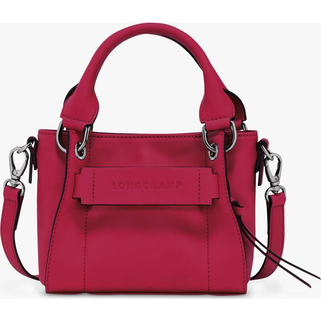 Longchamp 3D XS Handbag - Magenta - Red (Size 6.3 in (L) x 5.3 in (H) x 3.1 in (W))