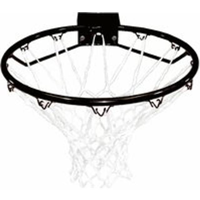 Oypla Heavy Duty Wall Mounted Full Size Black Basketball Hoop Rim and Net